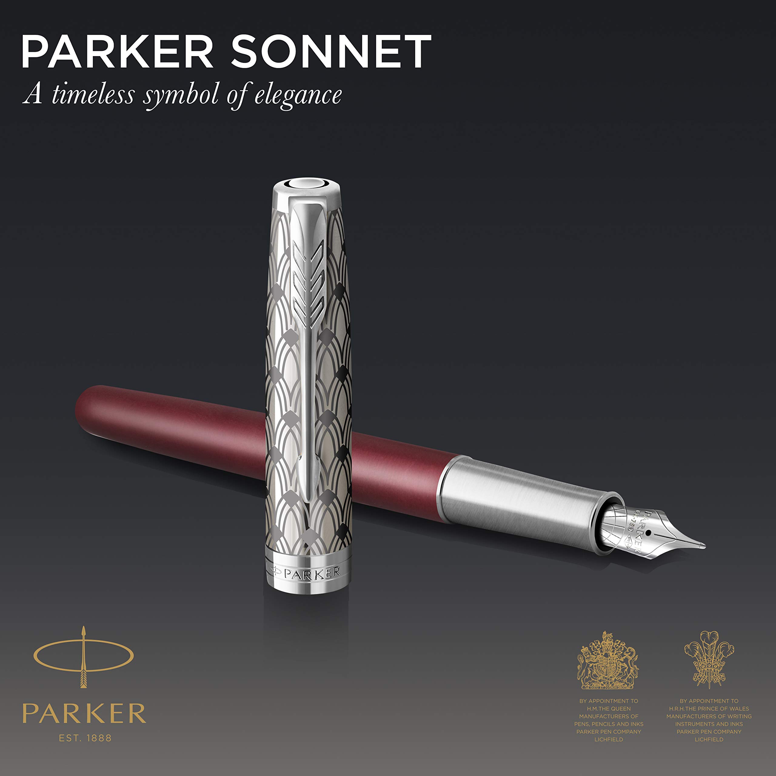 Amazon | PARKER パーカー公式 ソネット プレミアム 万年筆 M 中字